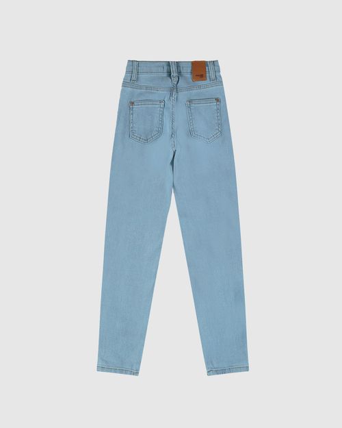 Calça Infantil Menina Skinny Em Jeans Moletom Malwee Kids
