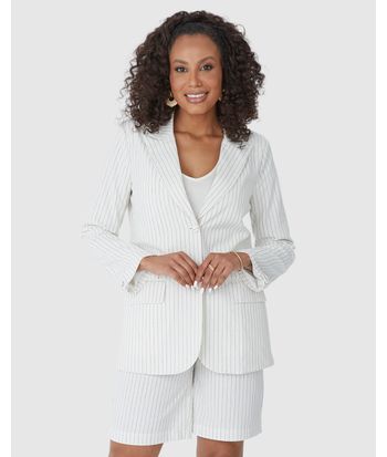 Blazer Feminino Com Bolso Frontal Em Viscolinho
