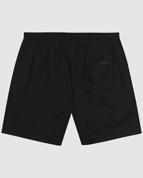 Shorts Masculino Slim Bolso Costas Em Algodão Sarjado