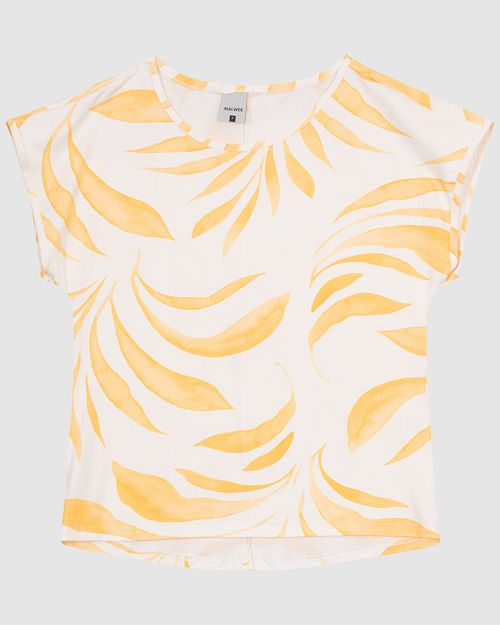 Blusa Feminina Estampada Manga Sem Cava Em Viscose Stretch