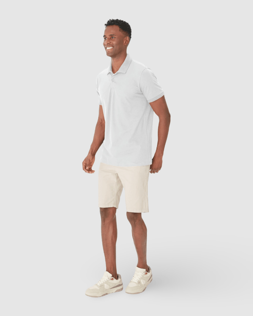 Camisa Polo Básica Masculina Gola Esporte Piquet Stretch