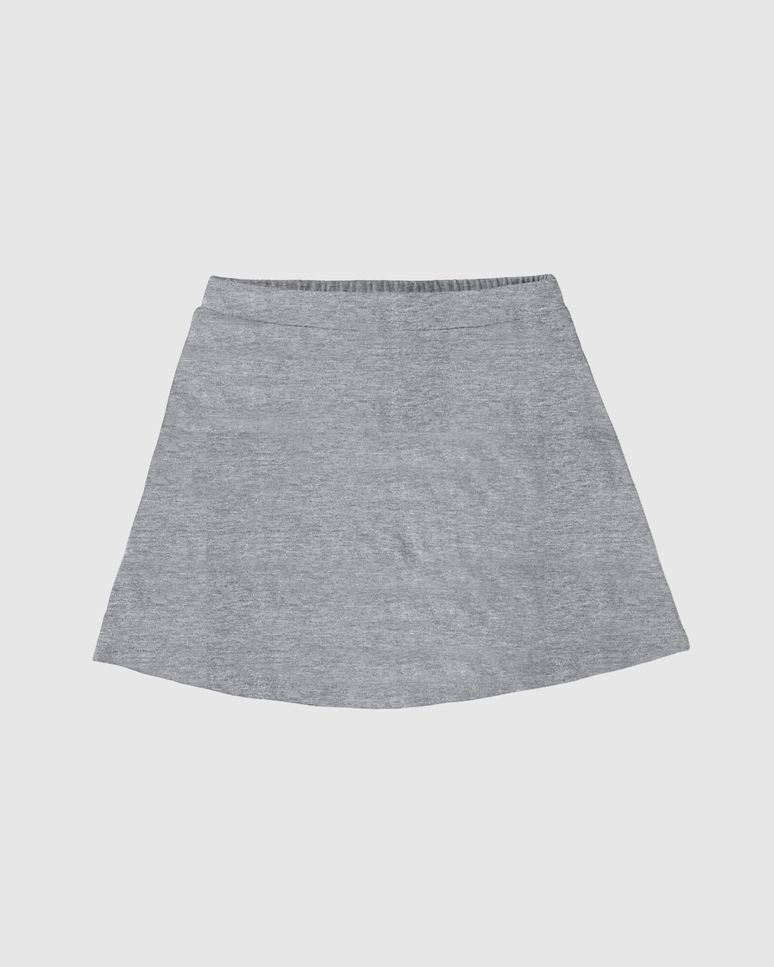 Saia Shorts Infantil Menina Cós Elástico Em Algodão Malwee Kids