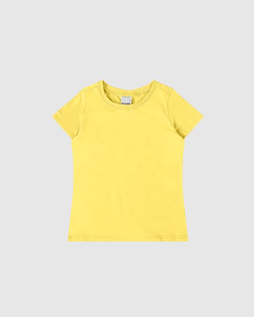 Blusa Infantil Menina Decote Redondo Em Algodão Malwee Kids