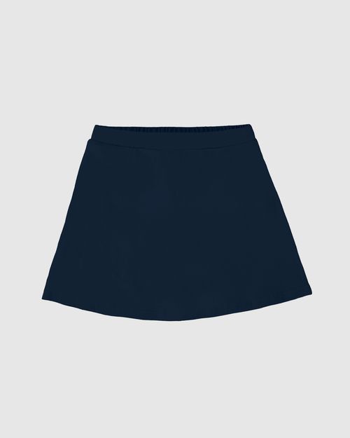 Saia Shorts Infantil Menina Cós Elástico Em Algodão Malwee Kids