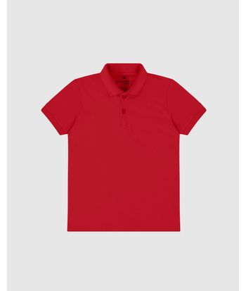 Camisa Polo Infantil Menino Peitilho Frontal Em Algodão Malwee Kids