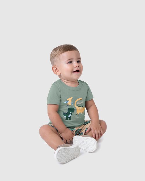 Conjunto Infantil Menino Meus Melhores Amigos Em Algodão Malwee Kids
