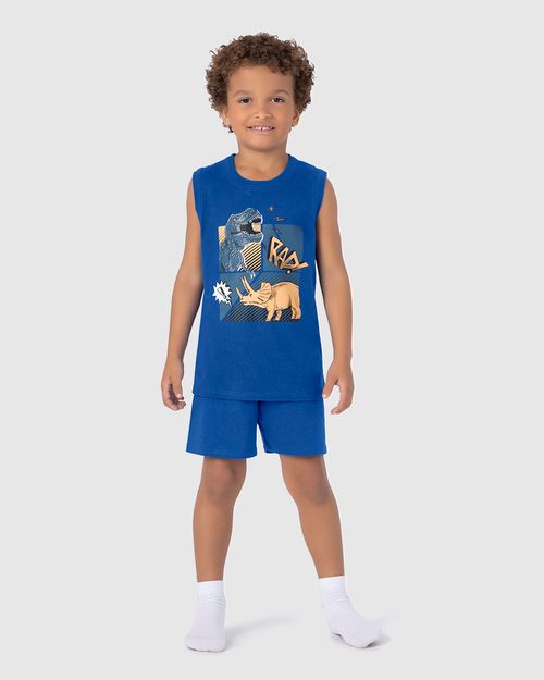 Pijama Infantil Menino Regata Rad! Em Algodão Malwee Kids