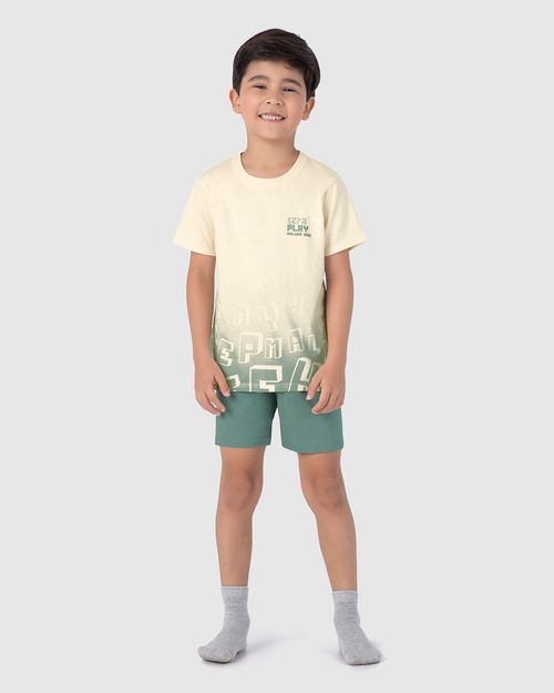 Pijama Infantil Menino Let's Play Em Algodão Malwee Kids