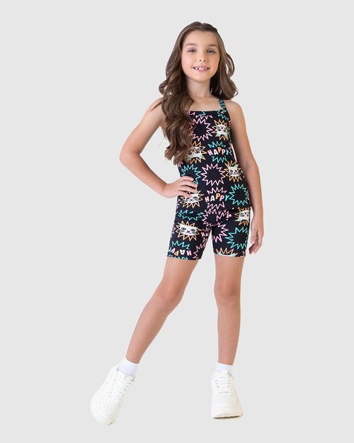Bermuda Infantil Menina Estampada Em Algodão Malwee Kids