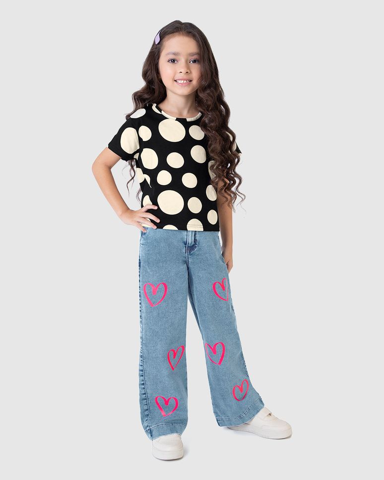 Blusa Infantil Menina Box Estampada Em Algodão Malwee Kids