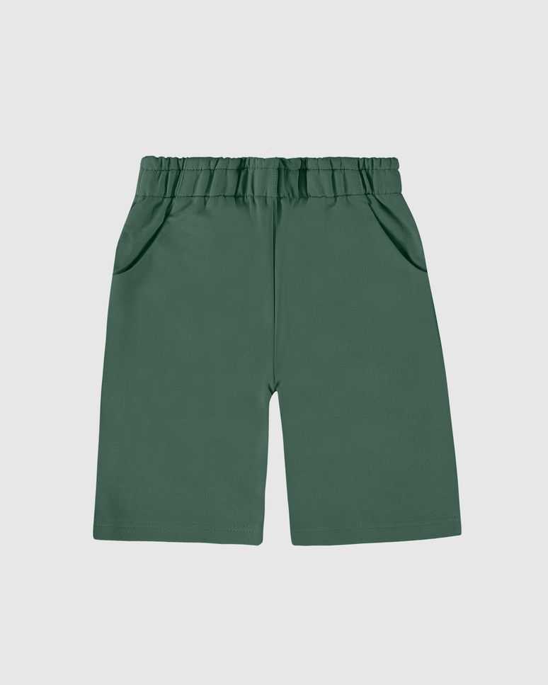 Bermuda Infantil Menino Em Moletom Sem Flanela Malwee Kids