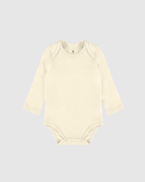 Body Bebê Transpassado Manga Longa Em Algodão Malwee Kids
