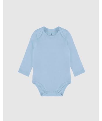Body Bebê Transpassado Manga Longa Em Algodão Malwee Kids