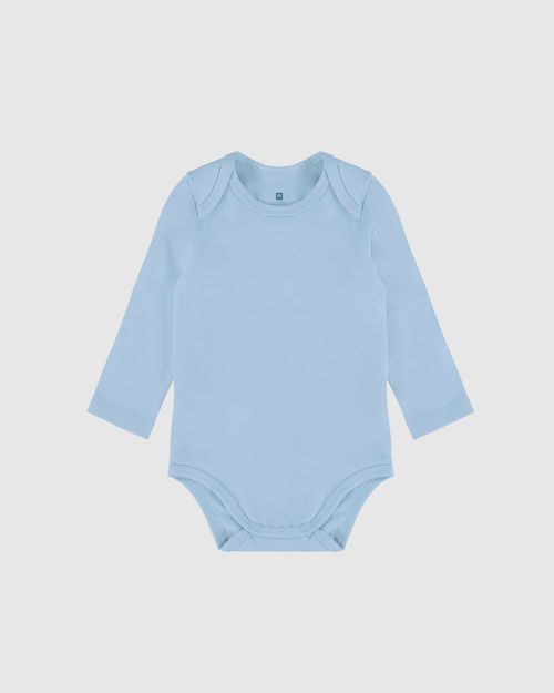 Body Bebê Transpassado Manga Longa Em Algodão Malwee Kids