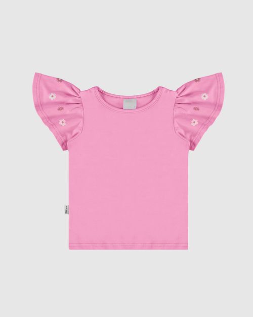 Blusa Infantil Menina Manga Com Estampa Malwee Kids