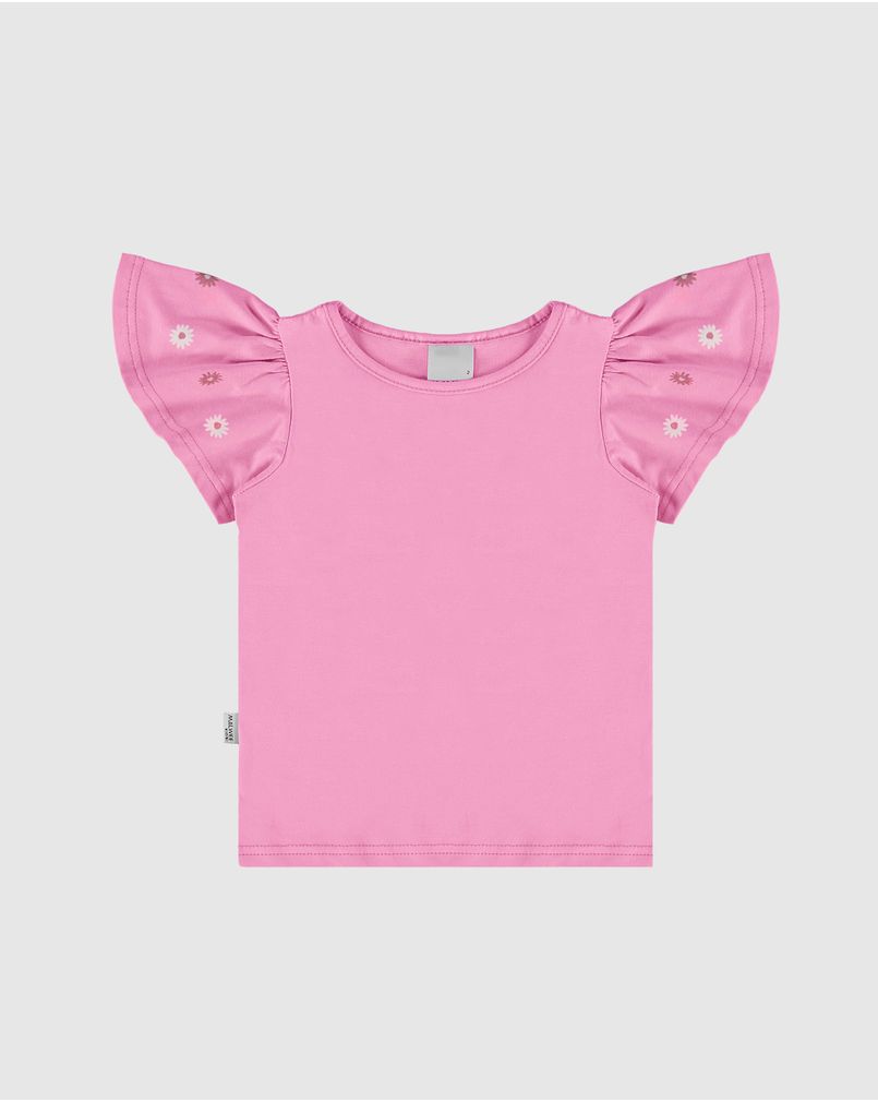 Blusa Com Babados Para Bebê Menina - Magic Park