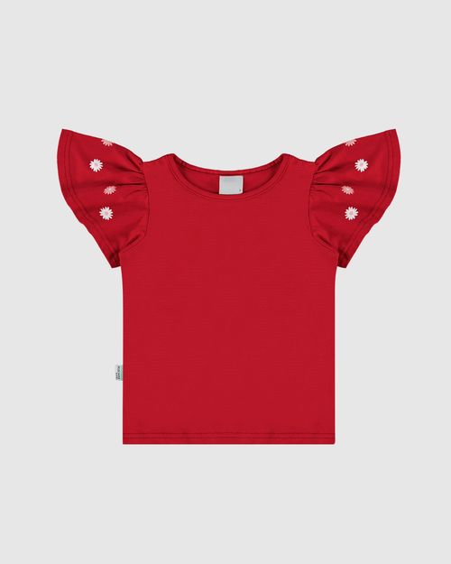 Blusa Infantil Menina Manga Com Estampa Malwee Kids