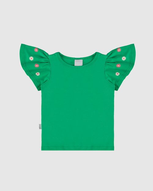 Blusa Infantil Menina Manga Com Estampa Malwee Kids