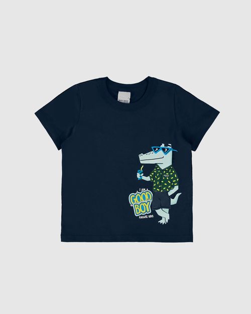 Camiseta Infantil Menino I Am A Good Boy Em Algodão Malwee Kids