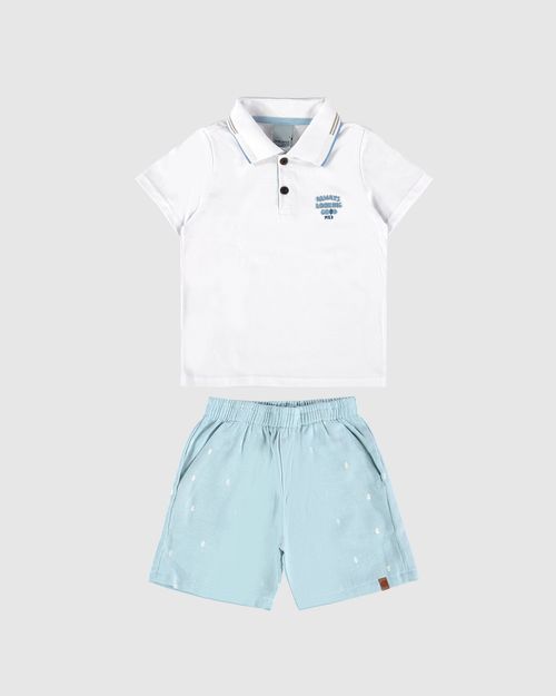 Conjunto Infantil Menino Always Looking Good Em Algodão Malwee Kids