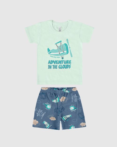 Pijama Infantil Menino Adventure Em Algodão Malwee Kids