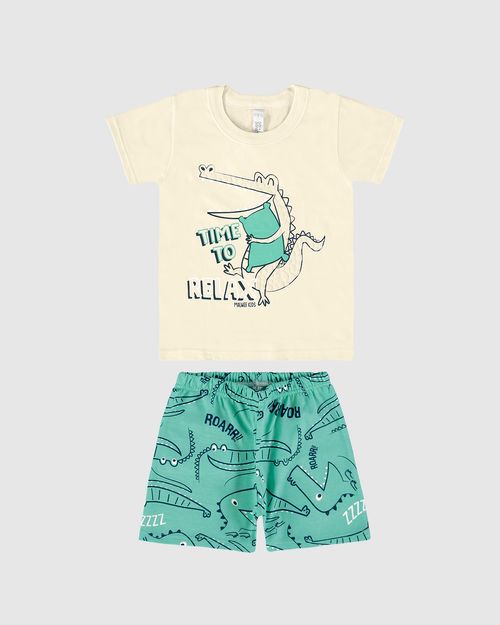 Pijama Infantil Menino Time To Relax Em Algodão Malwee Kids