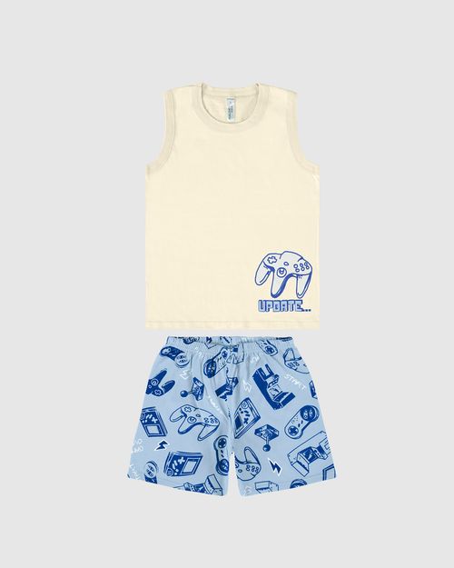 Pijama Infantil Menino Update Em Algodão Malwee Kids