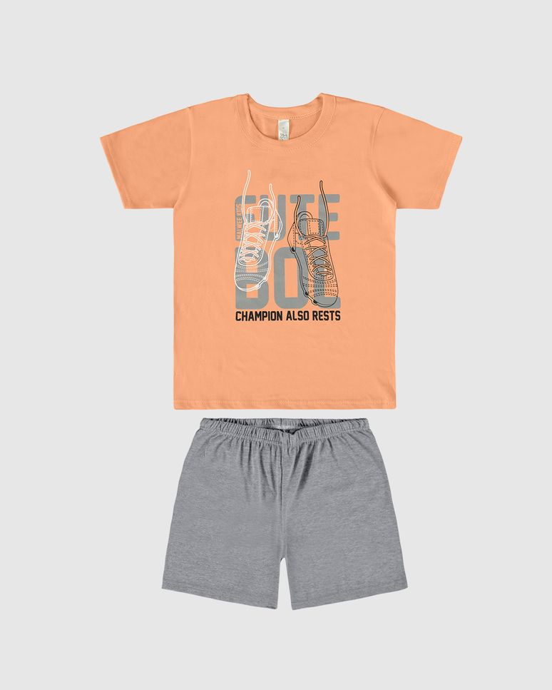 Pijama Infantil Menino Futebol Em Algodão Malwee Kids