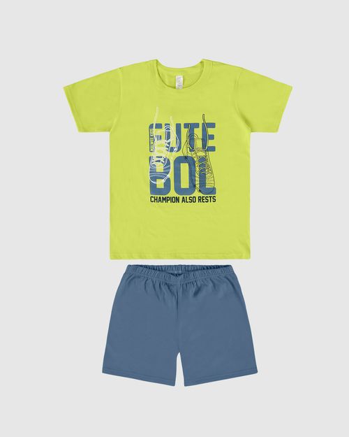 Pijama Infantil Menino Futebol Em Algodão Malwee Kids