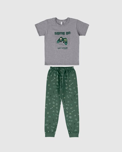 Pijama Infantil Menino Game On Em Algodão Malwee Kids