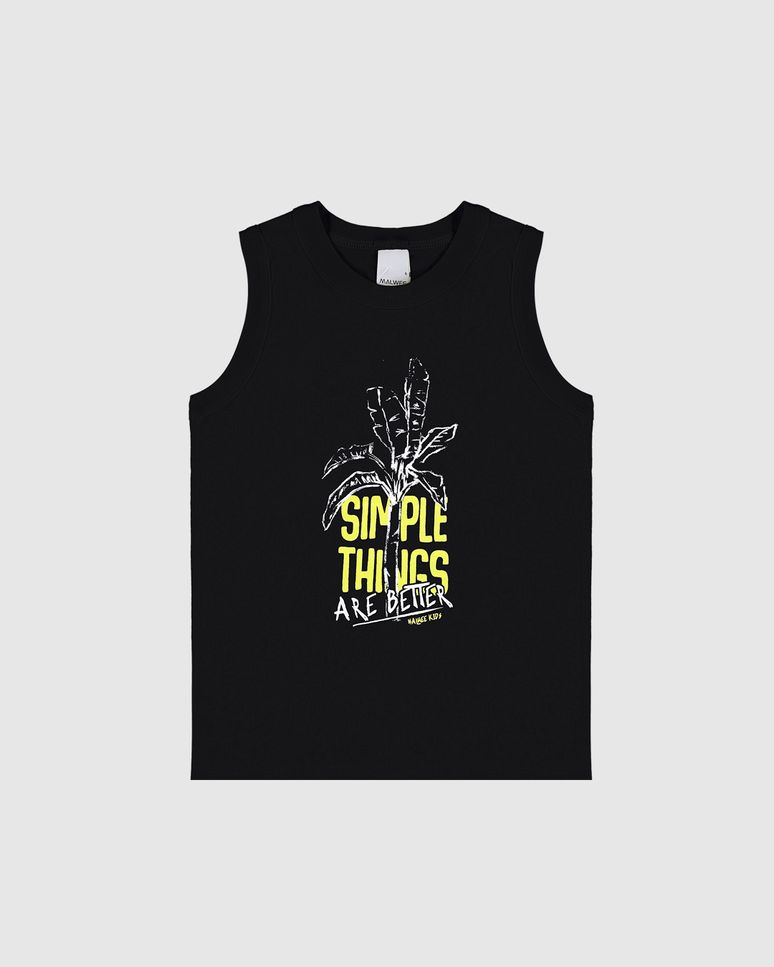 Regata Infantil Menino Simple Things Are Better Em Algodão Malwee Kids