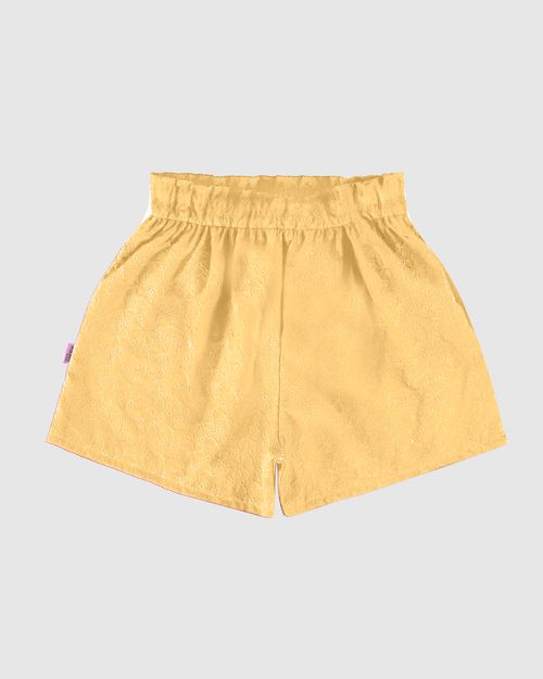 Shorts Infantil Menina Clochard Em Laise Algodão Malwee Kids