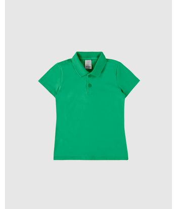 Blusa Polo Infantil Menina Em Algodão Malwee Kids