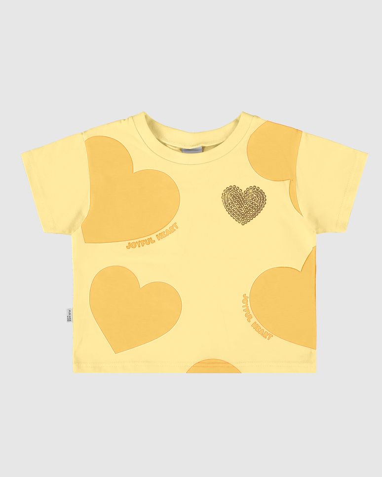 Blusa Infantil Menina Estampa + Bordado Lantejoulas Em Algodão Malwee Kids