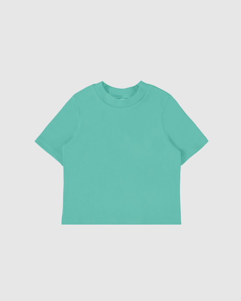Blusa Infantil Menina Cropped Em Ribana Malwee Kids