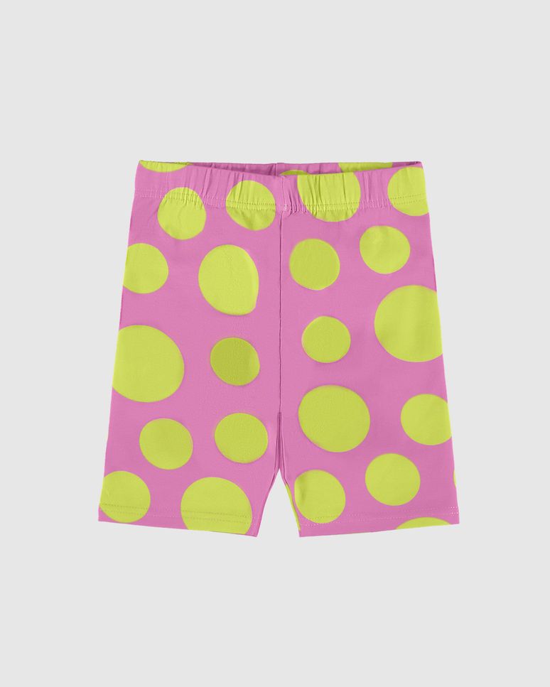 Bermuda Infantil Menina Estampada Em Algodão Malwee Kids