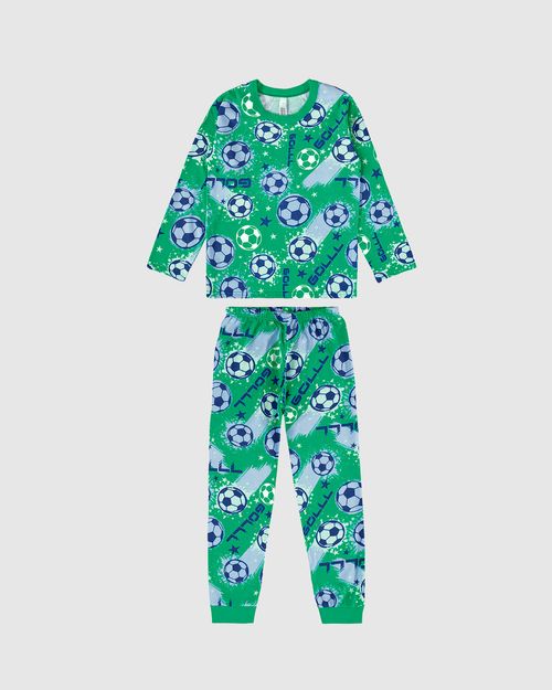 Pijama Infantil Menino Estampa Corrida Em Algodão Malwee Kids