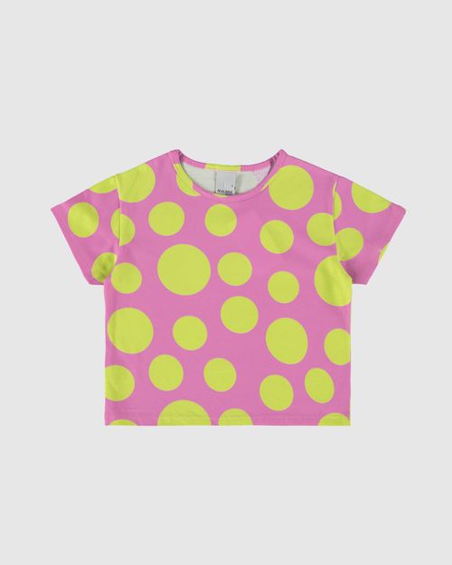 Blusa Infantil Menina Box Estampada Em Algodão Malwee Kids