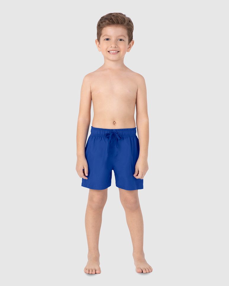 Kit 2 Shorts De Banho Infantil Menino Em Microfibra Malwee Kids