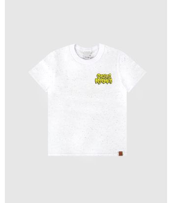 Camiseta Infantil Menino Estampa Frente E Costas Em Malha Botonê Malwee Kids