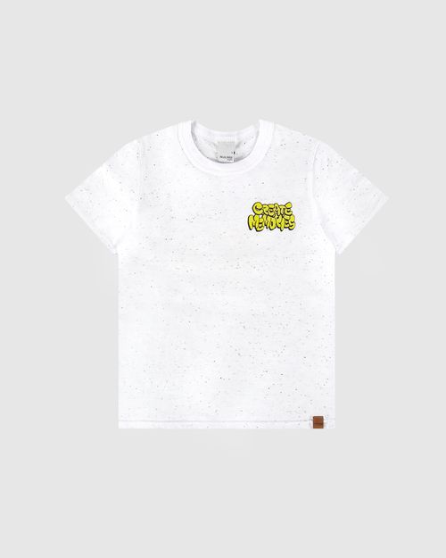 Camiseta Infantil Menino Estampa Frente E Costas Em Malha Botonê Malwee Kids