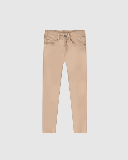 Calça Infantil Menino Skinny Cós Ajustável Sarja Com Elastano Malwee Kids