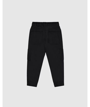 Calça Infantil Menino Jogger Bolso Sobreposto Em Sarja Stretch Malwee Kids