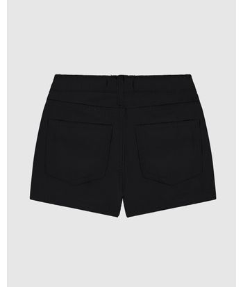 Shorts Infantil Menina Cintura Média Em Sarja Com Elastano Malwee Kids