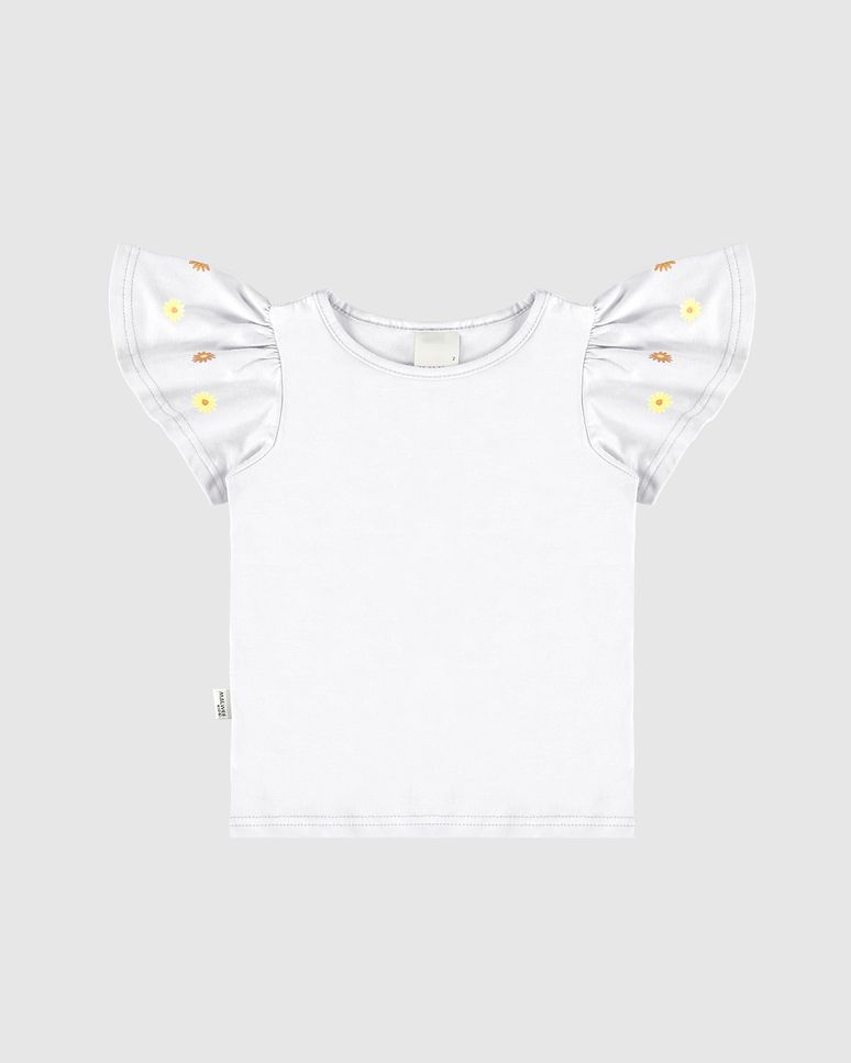 Blusa Infantil Menina Manga Com Estampa Malwee Kids