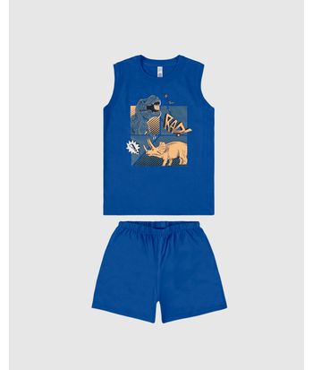Pijama Infantil Menino Regata Rad! Em Algodão Malwee Kids