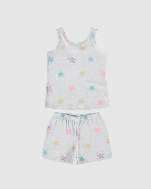 Pijama Infantil Menina Regata E Shorts Em Algodão Malwee Kids