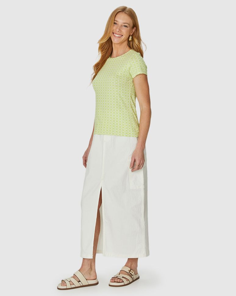 Blusa Feminina Estampa Corrida Em Viscose Stretch