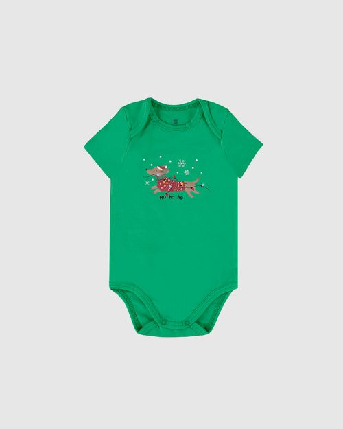 Body Bebê Estampa Especial Natal Em Algodão Malwee Kids