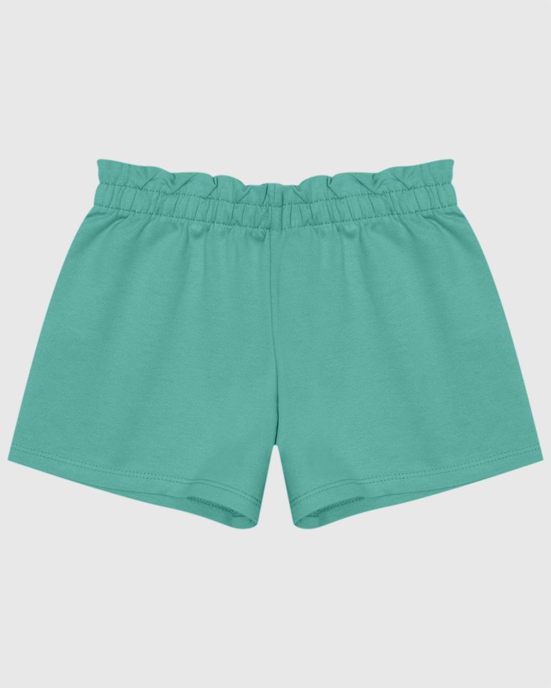 Shorts Infantil Menina Clochard Em Moletom Malwee Kids